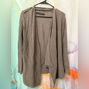 AllSaints Women's Cowl Neck Sweater with Zipper Detail 
Size: US 0